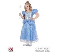 Widmann Blue Princess / Fairy (Dress) (140 cm / 8-10 Years) Blue