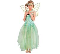 Déguisement Fée Danaé - CHAKS - Fille 9/10 ans - Robe pailletée et ailes transparentes