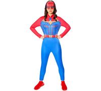 Déguisement Femme Captain Marvel - Taille: S Bleu