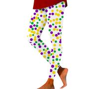 Déguisement Femme Carnaval avec Imprimé Saint Valentin Pantalon Collant Remontant De Hanches Fitness Leggings Yoga pour Sport Robe Médiévale Confortable