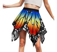 Deguisement Femme Carnaval Deguisement Femme Drole Cosplay Papillon Fille Adulte Animal Déguisement Fleur Costume Ado Ailes d'ange Performance Accessoire XXL Mardi Gras Grande Taille Une Fée