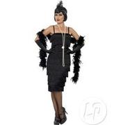déguisement femme charleston à froufrous noir taille xxl noir G
