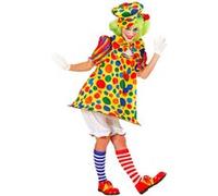 Widmann Costume clown pour fille – Robe avec cerceaux, Cirque & Carnaval