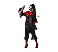 Déguisement Femme Clown Noir XL