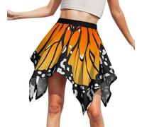 Déguisement Femme Costume Carnaval Femme Carnaval Adulte Deguisement Grande Taille Cape Papillon Ailes d'ange Fleur Drole Animaux Fille Masque Jupe Accessoire 2XL Fee Fée Mardi Gras Accessoires Ado