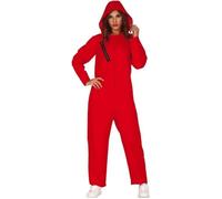 Déguisement Femme de Braqueur Rouge - FIESTAS GUIRCA - Costume de Casa del Papel - Adulte - Tissu rouge L
