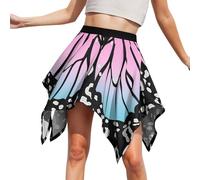 Déguisement Femme Deguisement Femme Carnaval Papillon Grande Taille Fee Cape Adulte Ailes De Fée Animal Costume Animaux Fleur Performance XXL Ado Masque Fille Jeu Rôle Drole Une d'ange