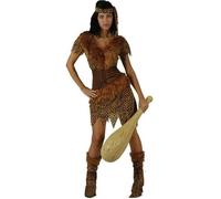 Atosa Déguisement Femme des Cavernes M/L Marron