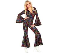 Déguisement Femme - Disco - Combinaison Holographique - Motifs Multicolores - Taille S L