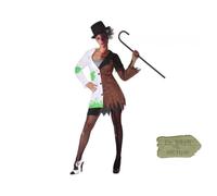 Déguisement Femme Docteur Jekyll et Mr Hyde AC-DÉCO XS-S Marron XS/S