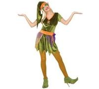 Déguisement femme gobelin lutin Vert G