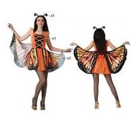 Atosa Déguisement Papillon Orange M-L Enfants