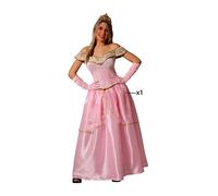 Déguisement Femme Princesse Aurore Rose XS/S 36/38 Dessin Animé Conte de Fées