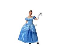 ATOSA déguisement princesse bleu femme adulte robe M