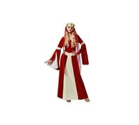 Atosa Déguisement Femme Princesse Médiévale Rouge