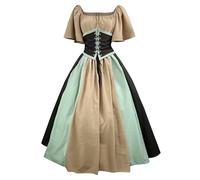 Déguisement Femme Princesse Robe Gothique Jupe Medievale Contes Et Légendes Vêtements Grande Taille Deguisement Adulte Medieval Moyen Age Longue Robes Des Femmes Cendrillon Médiéval Costume
