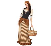 Déguisement Femme Servante Médiévale M/L