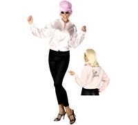 Déguisement Femme - SMIFFY'S - Pink Lady Grease - Blouson Rose Satiné - Multicolor S