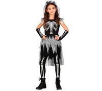 Déguisement Fiancée Cadavre - FIESTAS GUIRCA, S.L. - Voile pour fille - Noir - Halloween - 5 ans 7 ans