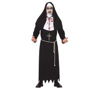 Déguisement - FIESTAS GUIRCA - Costume de moine horreur - Polyester noir - Taille 52/54 - Adulte 48