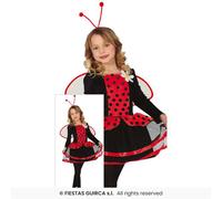 Déguisement Fiestas Guirca Ladybird Fille Insecte Multi 3-12 Ans Polyester
