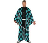 Déguisement - FIESTAS GUIRCA - Tanjiro Kamado - Noir - Adulte - Manga Naruto M