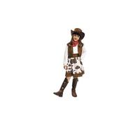 Déguisement Fille Cow-boy Blanc et Marron