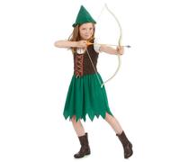 Déguisement Fille des bois Jadeo - Multicolore - Pour Enfant de 10/12 ans 4-6 ans