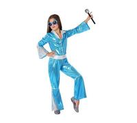 Déguisement Fille Disco Bleu 5 ans