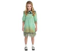 Déguisement Fille Effrayante Enfant Vert