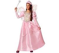 Déguisement Fille Fée Marraine Rose Rose