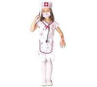 Déguisement Fille Infirmière Zombie 7/9 Ans Blanc 82607 Guirca Blanc G