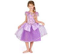 Déguisement fille - JAKKS PACIFIC - Déguisement deluxe Raiponce fille - Violet - Satin et tulle - Licence Disney 3-4 ans