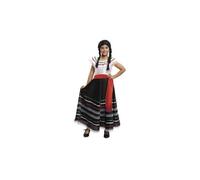 Mom Mexican Costume Rouge 7-9 Years