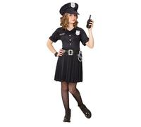 Widmann - Déguisement Fille Policière - Robe, ceinture et casquette incluses - 11/13 ans Multicolore