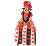 Déguisement Fille Reine de Coeur 5-6 ans