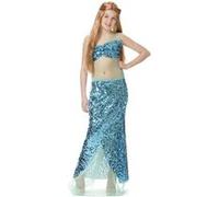 Déguisement fille sirène ariel Bleu G