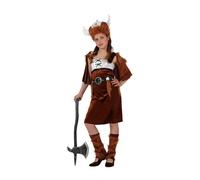 Déguisement Fille Viking Pour Enfants Plusieurs Tailles (Taille 5-6a)