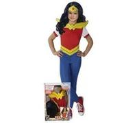 Déguisement Fille Wonder Woman T-XL avec Perruque G