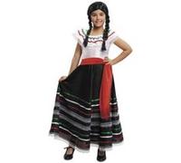 Mom Mexican Junior Costume Rouge 10-12 Years Enfants