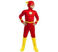 Déguisement Flash deluxe garçon - FUNIDELIA - DC Comics - Rouge - Multicolore 5-6 ans