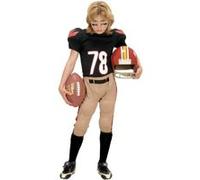 Deguisement Footballeur Americain Enfant - Noir - 140 cm noir G