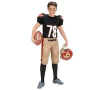 Déguisement footballeur américain - WIDMANN - 174442 - Taille 11 à 13 ans - Multicolore - Tee-shirt et pantalon 8/10 ans