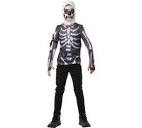 Déguisement Fortnite Top et Cagoule Ado Skull Trooper Taille XXXL Wit G