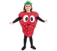 Déguisement - Fraise - Mixte - Blanc - À partir de 3 ans 18 mois