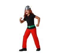 Déguisement Galo Rouge - Atosa - Garçon 10-12 Ans - Chemise, Ceinture, Pantalon - Multicolor - Rouge Multicolore