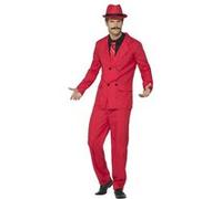 déguisement gangster années 30 homme - m - rouge - smiffys 44891/m Rouge