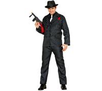 Déguisement Gangster - Charleston Ganster - Taille L - Polyester - Homme - Noir