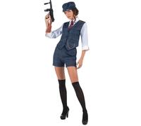 Déguisement - Gangster Irlandais Blinders - Femme - Noir - Confortable pour Carnaval L