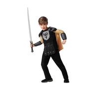 Déguisement Garçon - ATOSA - Chevalier Médiéval - Noir - Tunique, Pantalon, Cape 5 ans